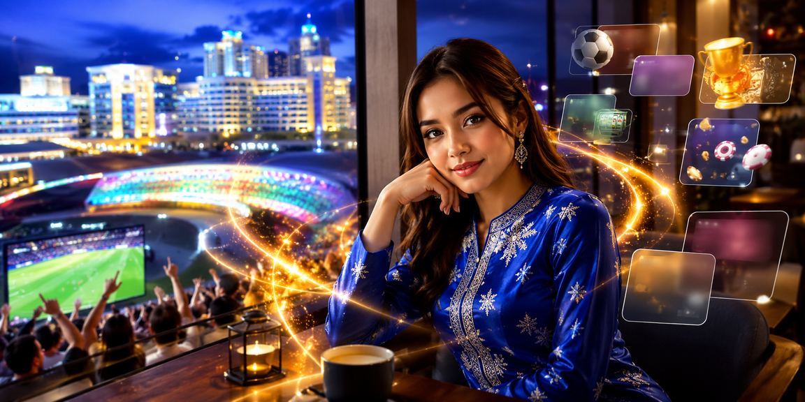 Pemain wanita menikmati taruhan bola sepak di Genting Highlands bersama 12b