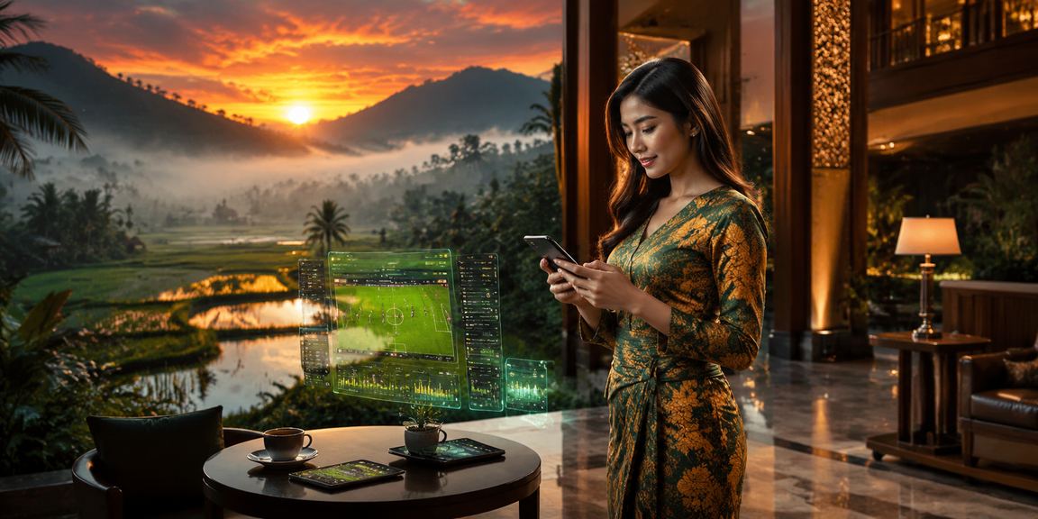 Pemain menggunakan telefon pintar untuk akses sukan maya 12b di Kedah